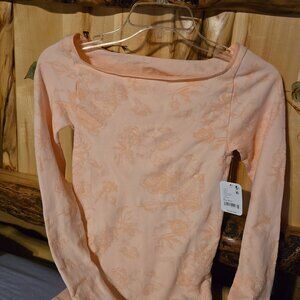 Free People Rosey Seamless Long Sleeve M/L. NWT